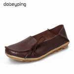 Women Flats Woman Loafers Genuine Leather Female Shoes
