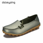 Women Flats Woman Loafers Genuine Leather Female Shoes