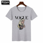 Graphic Tee Shirt Femme Funny Princess Vogue T Shirt Korean Tops