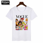 Graphic Tee Shirt Femme Funny Princess Vogue T Shirt Korean Tops