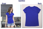 Plain T Shirt Women Cotton Elastic Female Casual Tops