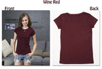 Plain T Shirt Women Cotton Elastic Female Casual Tops Short Sleeve