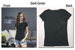 Plain T Shirt Women Cotton Elastic Female Casual Tops