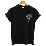 Women T-shirts Casual Love Printed Tops