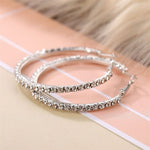 Long Earrings Female White Round Pearl Wedding Pendant Earrings