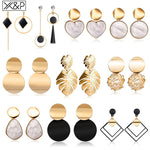 Vintage Geometric Acrylic Dangle Hanging Earring Jewelry