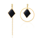 Vintage Geometric Acrylic Dangle Hanging Earring Jewelry