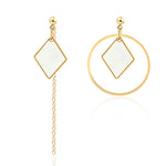 Vintage Geometric Acrylic Dangle Hanging Earring Jewelry