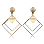 Vintage Geometric Acrylic Dangle Hanging Earring Jewelry