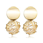 Vintage Geometric Acrylic Dangle Hanging Earring Jewelry