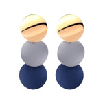 Vintage Geometric Acrylic Dangle Hanging Earring Jewelry