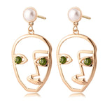 Vintage Geometric Acrylic Dangle Hanging Earring Jewelry