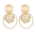 Vintage Geometric Acrylic Dangle Hanging Earring Jewelry