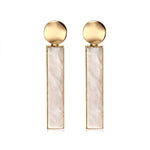 Vintage Geometric Acrylic Dangle Hanging Earring Jewelry