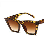 Square glasses Personalized cat eyes Colorful sunglasses