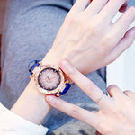 Luxury Women Watches Bracelet set Starry Sky
