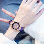 Luxury Women Watches Bracelet set Starry Sky