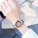 Luxury Women Watches Bracelet set Starry Sky