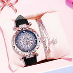 Luxury Women Watches Bracelet set Starry Sky