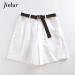Casual Shorts Women A-line High Waist Slim Short