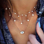 Bohemian Multilayer Pendant Necklace for Women