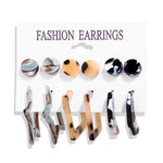 Vintage Tassel Acrylic Earrings For Women