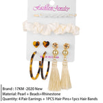 Vintage Tassel Acrylic Earrings For Women