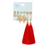 Vintage Tassel Acrylic Earrings For Women