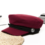 Women Baseball Caps Octagonal Fashion French Streetwear cap