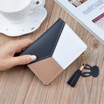 Geometric Women Clutch Pink Wallets Phone Pocket Purse