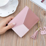Geometric Women Clutch Pink Wallets Phone Pocket Purse