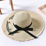 Straw Hat Women Wide Sun Protection Beach Hat