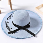 Straw Hat Women Wide Sun Protection Beach Hat