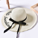 Straw Hat Women Wide Sun Protection Beach Hat