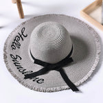 Straw Hat Women Wide Sun Protection Beach Hat