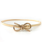 Elastic Belts Women Stretch Skinny Waist Belt Flower Leaf Shape Wedding Designer Metal