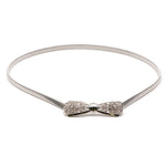 Elastic Belts Women Stretch Skinny Waist Belt Flower Leaf Shape Wedding Designer Metal