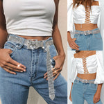 Women's Belt Waist Chain Full Diamond Crystal Belt