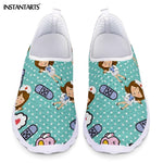 Women Sneakers Slip On Light Mesh Shoes Summer Breathable Flats Shoes