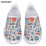 Women Sneakers Slip On Light Mesh Shoes Summer Breathable Flats Shoes