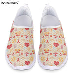 Women Sneakers Slip On Light Mesh Shoes Summer Breathable Flats Shoes
