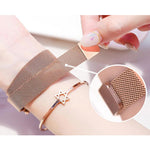 Luxury Starry Sky Stainless Steel Mesh Bracelet Watches For Women