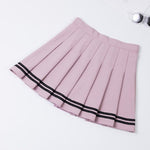 Women Skirt Preppy Style High Waist