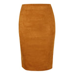 Women Hip Pencil Midi Skirt