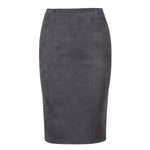 Women Hip Pencil Midi Skirt